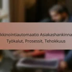Asiakassuhteiden hallintatyökalut tehokkaaseen analytiikkaan